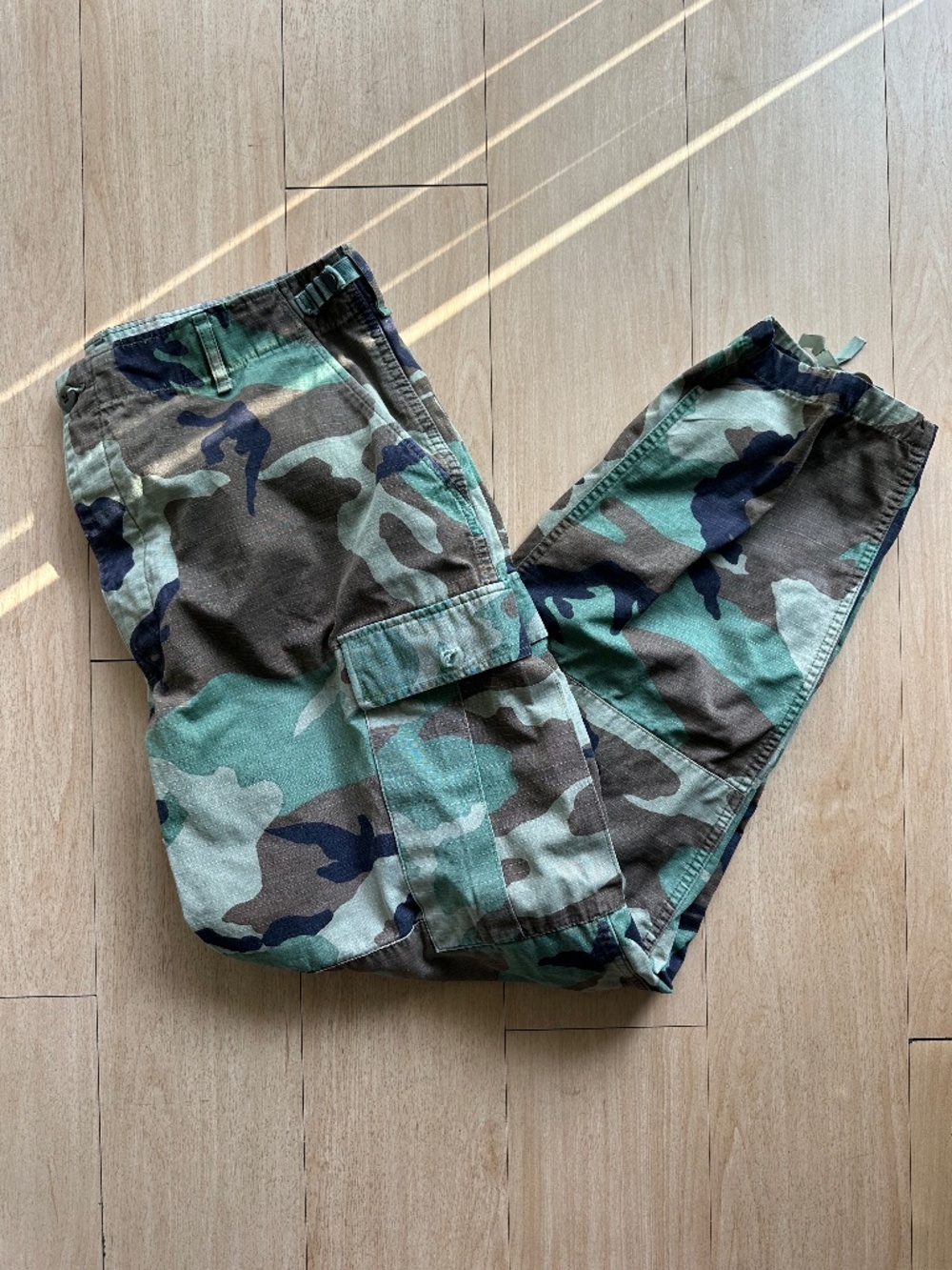 Army Fatigue Cargo Pants Sz Large (35-39)x(29-32)